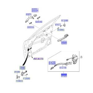 قفل باب أمامي يسار