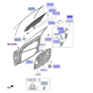قفل باب أمامي يسار