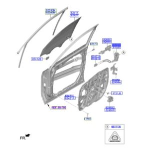 قفل باب أمامي يسار