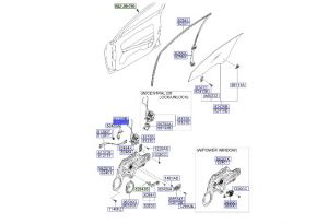 غطاء قفل باب أمامي يسار