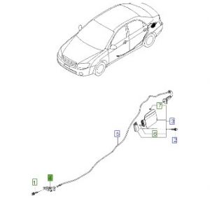 هندل سحب لفتح باب التانك