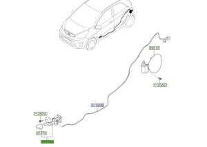 هندل سحب لفتح شنطة السيارة و باب التانك