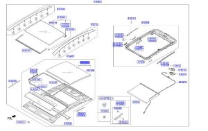 زجاج سقف بانوراما خلفي