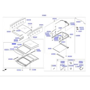 زجاج سقف بانوراما خلفي