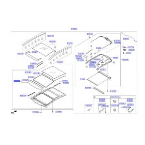زجاج سقف بانوراما أمامي