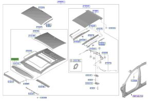 زجاج سقف بانوراما أمامي