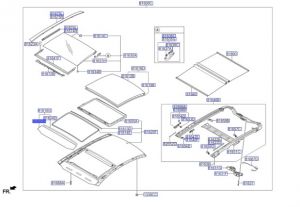 زجاج سقف بانوراما أمامي