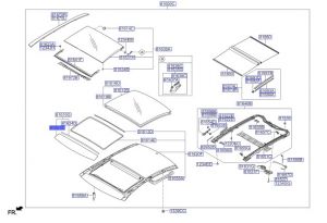 زجاج سقف بانوراما أمامي