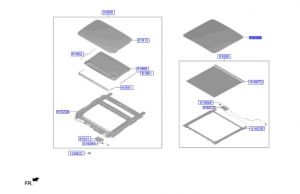 زجاج سقف بانوراما خلفي