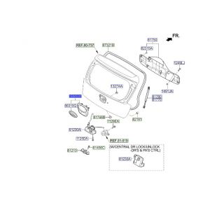 مقبض باب خلفي