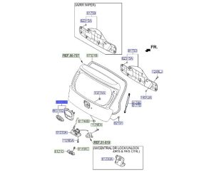 مقبض باب خلفي