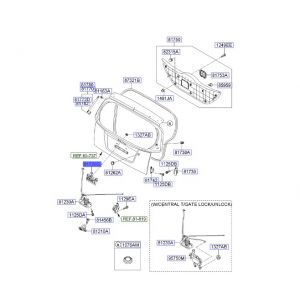 مقبض باب خلفي