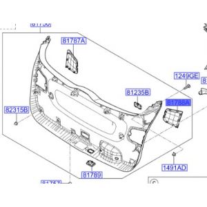 غطاء اسطب الشنطة اليمين