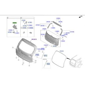 قفل الباب الخلفي