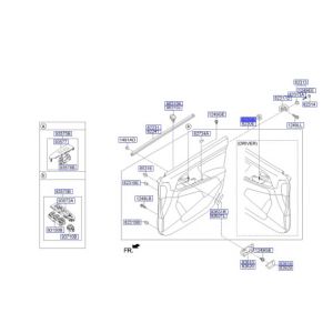 ديكور باب داخلي أمامي يمين