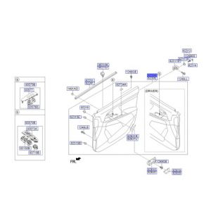 ديكور باب داخلي أمامي يمين