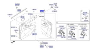 ديكور باب داخلي أمامي يمين