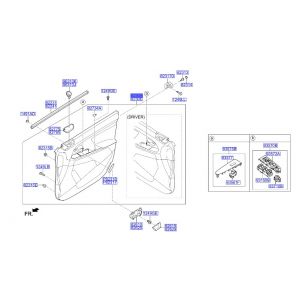 ديكور باب داخلي أمامي يمين