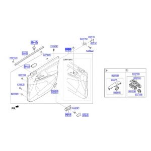 ديكور باب داخلي أمامي يمين