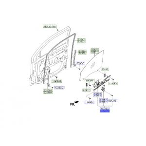 منظم كهربائي لرفع و تنزيل زجاج الباب الأمامي يسار