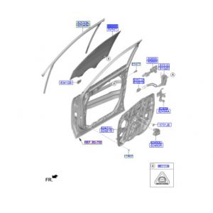 زجاج نافذة الباب