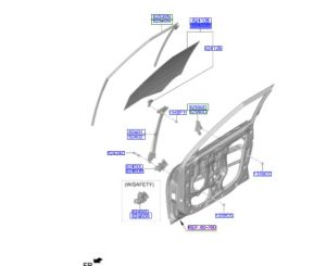 زجاج نافذة الباب