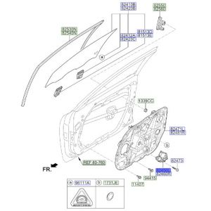 دينمو زجاج الباب الأمامي يسار