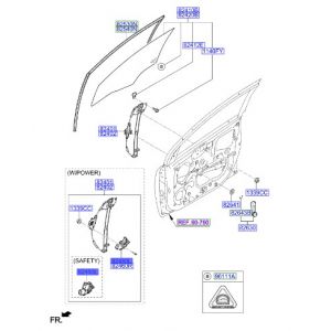 دينمو زجاج الباب الأمامي يسار