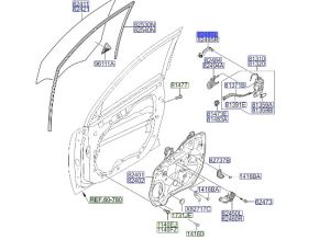 قاعدة مقبض باب خارجية