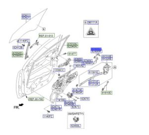 قاعدة مقبض باب خارجية