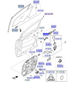 قاعدة مقبض باب خارجية