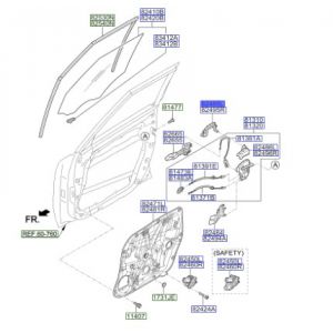 قاعدة مقبض باب خارجية