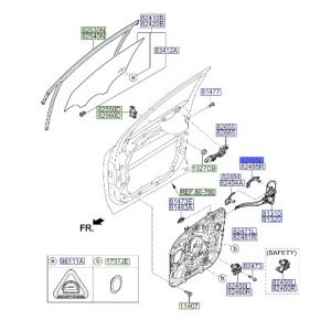 قاعدة مقبض باب خارجية