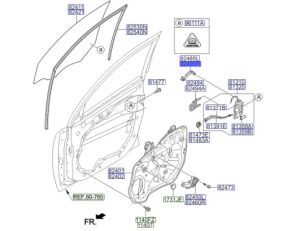 قاعدة مقبض باب خارجية