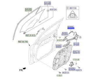 قاعدة مقبض باب خارجية