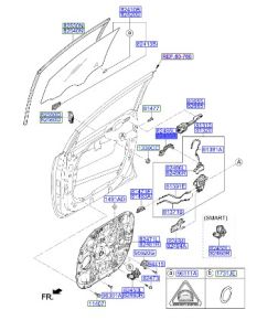 قاعدة مقبض باب خارجية