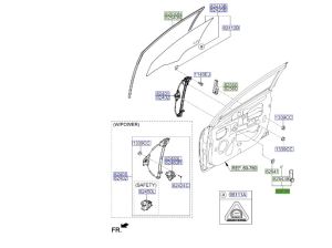 ذراع رفع و تنزيل زجاج الباب