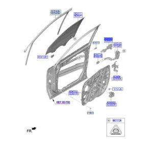 قاعدة مقبض باب خارجية