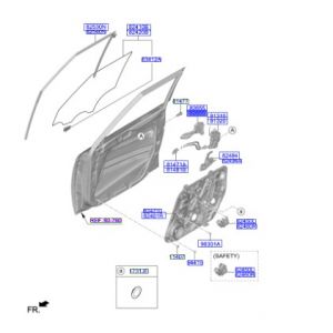 قاعدة مقبض باب خارجية