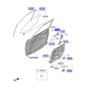 قاعدة مقبض باب خارجية