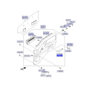 ذراع ديكور داخلي لغلق الباب