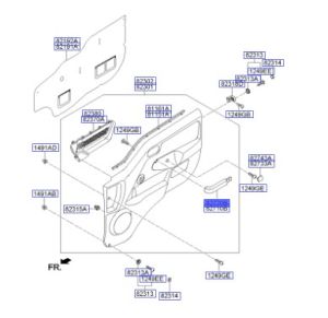 ذراع ديكور داخلي لغلق الباب