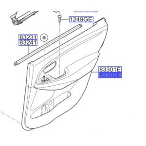 ديكور باب داخلي خلفي يمين