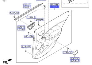 ديكور باب داخلي خلفي يمين