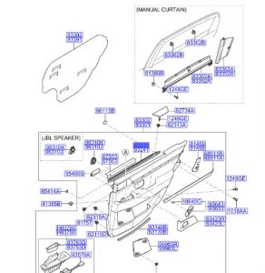 جلدة حزام باب داخلية