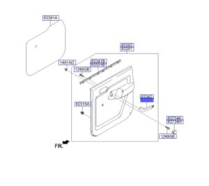 ذراع ديكور داخلي لغلق الباب