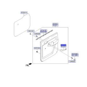 ذراع ديكور داخلي لغلق الباب