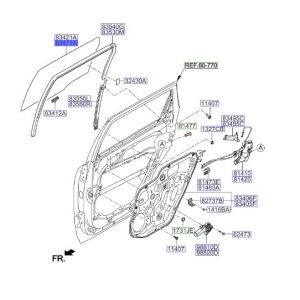 زجاج نافذة الباب
