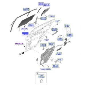 زجاج نافذة الباب