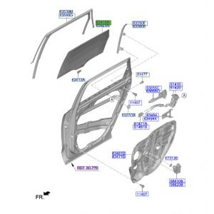 زجاج نافذة الباب